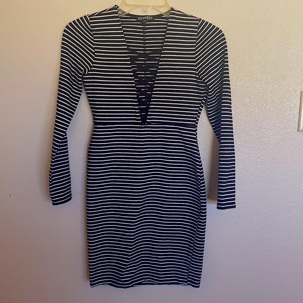 Express long sleeve dress